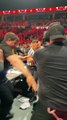 OMG!  Brock Lesnar & Bobby Lashley bring CHAOS to open Monday Night RAW! #Shorts