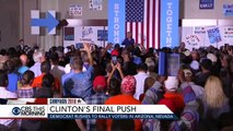 Clinton hace un llamamiento a los votantes latinos en la ofensiva final