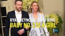 Ryan Reynolds confirma bebé Nº 2 es una Niña