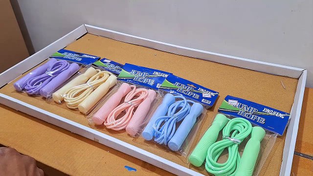 Unboxing and Review of Plastic Adjustable Jump Skipping Rope for Fitness Exercise Training for Men