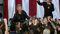 Lady Gaga Bon Jovi Duet Living On a Prayer At Hillary Clinton Raleigh Rally