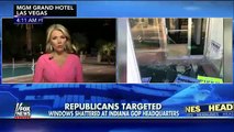 Violent attack on GOP headquarters in Indiana