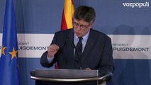 Puigdemont habla de 