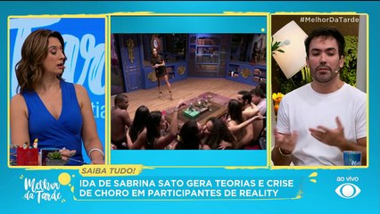 Beatriz toma estalecada após derrubar Sabrina Sato | Melhor da Tarde