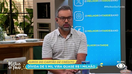Juros do cartão transforma dívida de 5 mil em 1 milhão | Melhor da Tarde