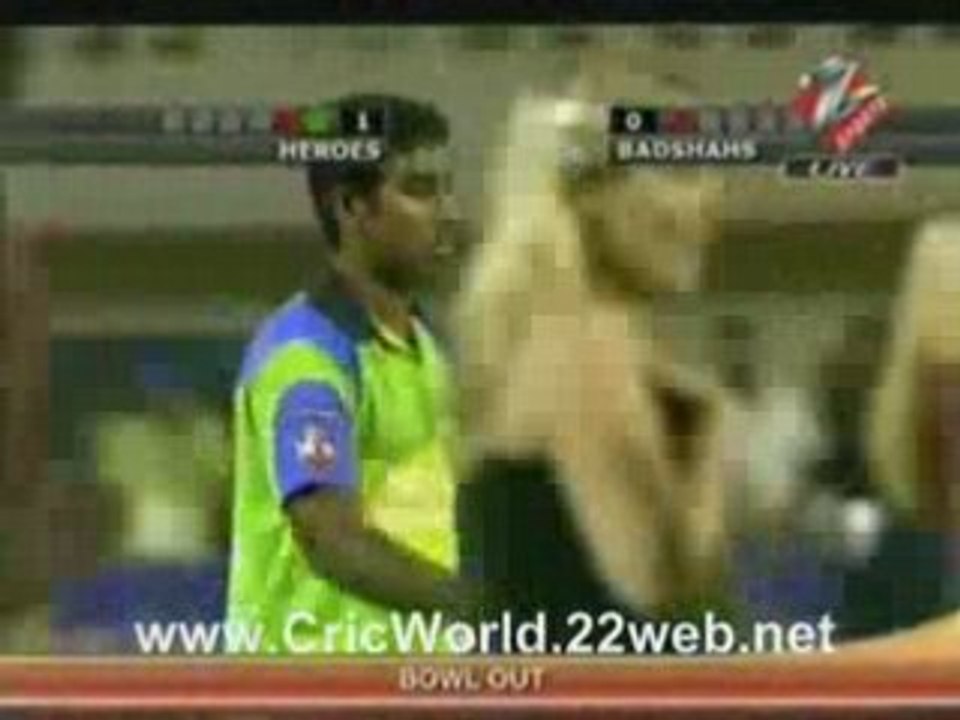 Bowl Out ICL 2nd Final Badshahs vs Heroes Video