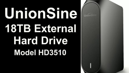 Unboxing, Set Up, And Review Of The MASSIVE 18TB UnionSine Data Workstation External Hard Drive