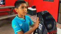 Niño diseña mochila antibalas por violencia en Matamoros, Tamaulipas