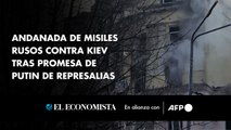 Andanada de misiles rusos contra Kiev tras promesa de Putin de represalias