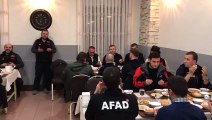 Sinop İHH Arama Kurtarma ekibinden iftar yemeği