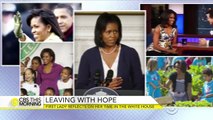 First Lady Michelle Obama on husband's legacy of hope