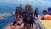 Dozens of Rohingya refugees found standing on hull of capsized wooden boat