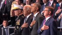 United States military bids farewell to President Obama