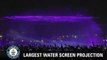 Largest water screen projection - World Records