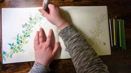 ASMR | Color With Me | Pencil Sounds | No Talking | Coloring Book