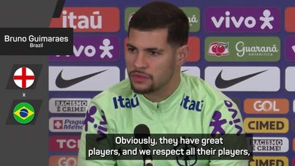 Brazil stars admit England are 'one step ahead'