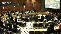 Minute of silence for Vitaly Churkin at UNHQ after Russian ambassador dies