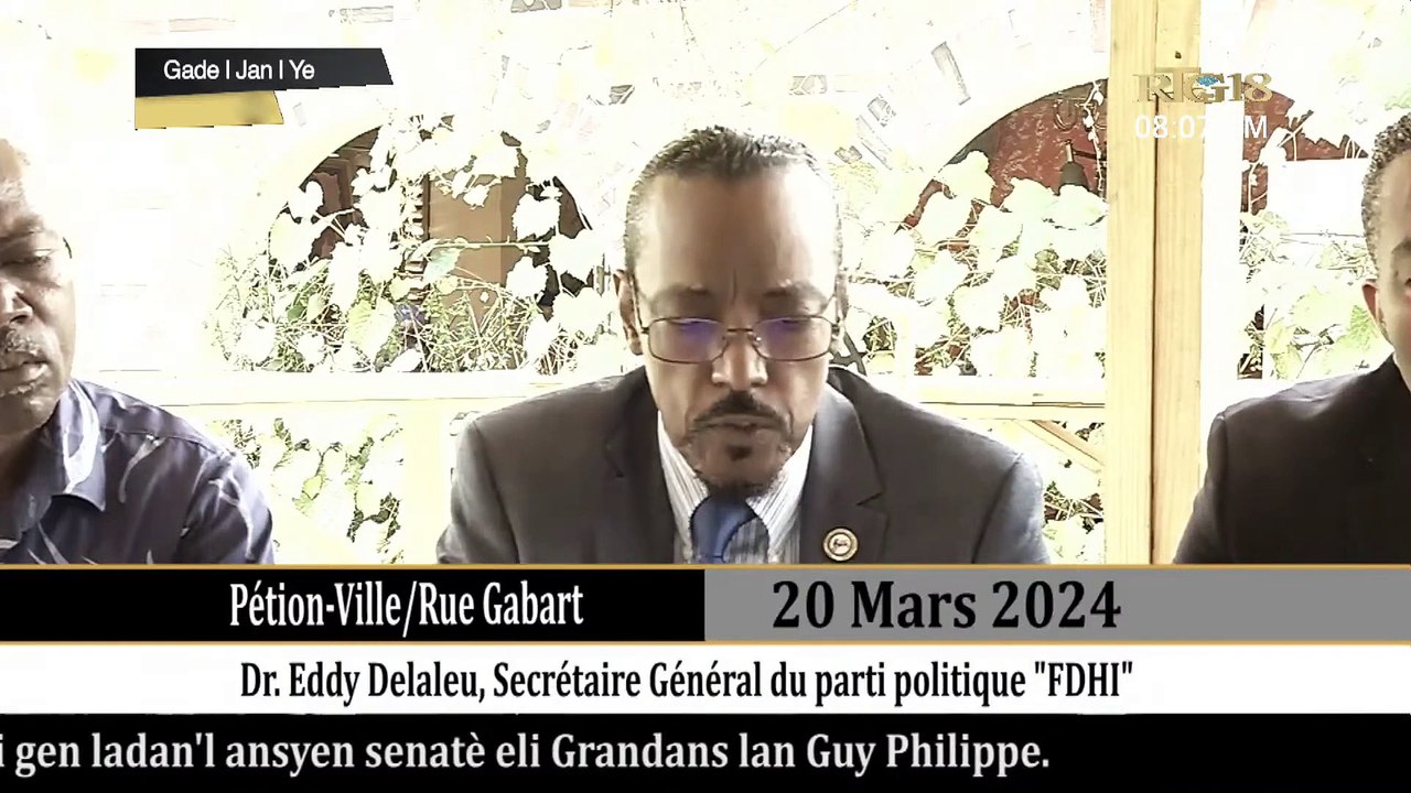 #HAITI|DEKANTE|Me.Caleb Jean-Baptiste,Coord. National du Bloc des Avocats des Prisonniers Politiques