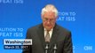 Tillerson: ISIS will be defeated