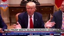 Trump Discusses Obamacare with Health Insurance CEOs at White House Meeting