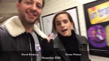 Emma Watson Hides Books Around the New York City Subway