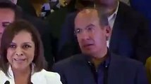 VIDEO - Felipe Calderón bien pedo durante toma de protesta