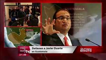 Javier Duarte contrato avion para escapar de Guatemala