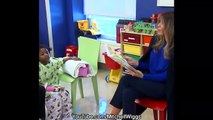 Melania Trump lee libro a niños enfermos en hospital infantil