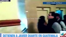 Javier Duarte es resguardado en un cuartel militar en Guatemala