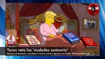 'Los Simpson' parodian los primeros 100 días de Trump