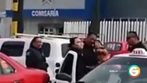 Policía golpea e insulta a mujer en el Edomex
