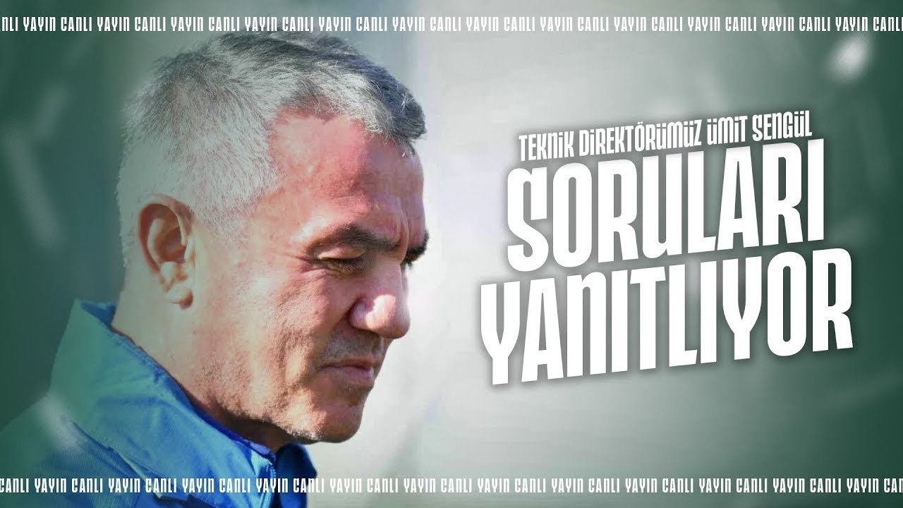 Teknik Direktörümüz Ümit Şengül Basın Mensuplarının Sorularını Yanıtlıyor