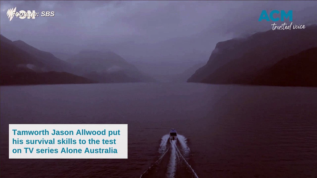 Cold, wet, and alone, Jason Allwood puts survival skills to the test in TV series