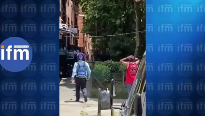 Riña entre agentes de tránsito y ciudadano en Bello