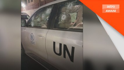Tentera Israel tembak, langgar kenderaan PBB di Gaza