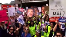 Thousands of nurses and midwives strike across NSW