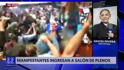 Se sale de control protesta contra la Reforma al Poder Judicial en el Senado