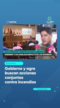 Gobierno y agro buscan acciones conjuntas contra incendios