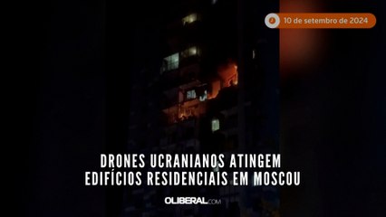 Drones ucranianos atingem edifícios residenciais em Moscou