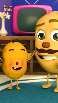 Alu KaChalu Beta | आलू कचालू बेटा | Hindi Nursery Rhymes Cartoon | #Shorts