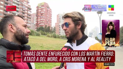  Tomás Dente DURÍSIMO contra Santiago del Moro y Gran Hermano