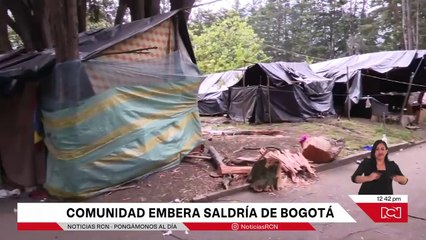 Comunidad emberá asentada en Parque Nacional inició oficialmente su plan de retorno