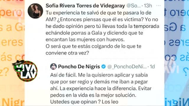 Poncho De Nigris y Sofía Rivera protagonizan pelea en redes