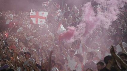 Autokorsos nach 4:1-Sieg: Georgien feiert seine Nationalmannschaft