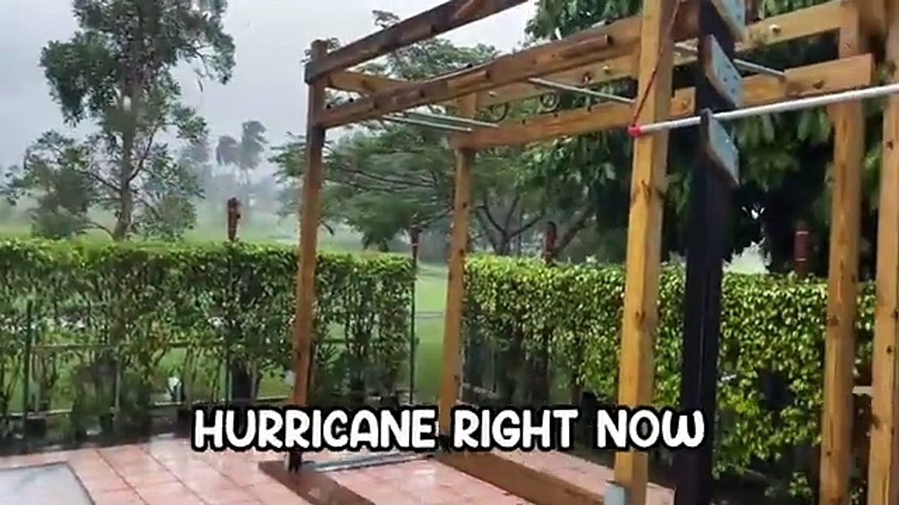 Ninja kids.How to Have fun in a Hurricane! Ninja kids