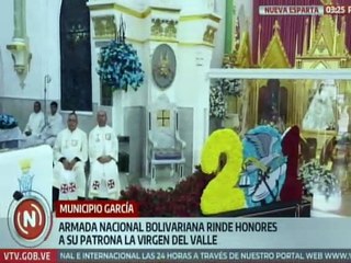 Télécharger la video: Armada Bolivariana rinde honores a la Virgen del Valle en el estado Nueva Esparta