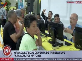 Download Video: Miranda | Realizan jornada especial de venta de tarjetas SUVE para los adultos mayores