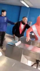 pelea tren Sarmiento