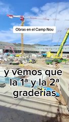 Vídeo filtrado de las obras del Camp Nou desde dentro