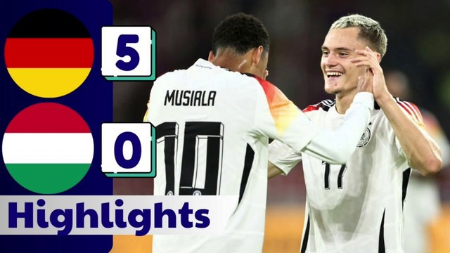 Germany vs Hungary 5-0 || All Goals & Extended Highlights | UEFA Nations League 2024
